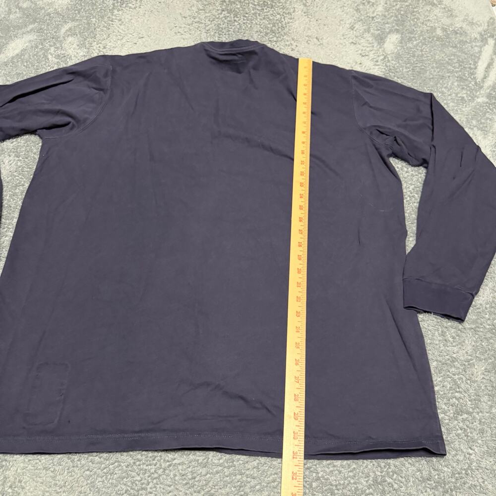 Carhartt Shirt Mens XXL Tall Fire Resistant Loose Fit Blue Pocket Long sleeve - Picture 5 of 8